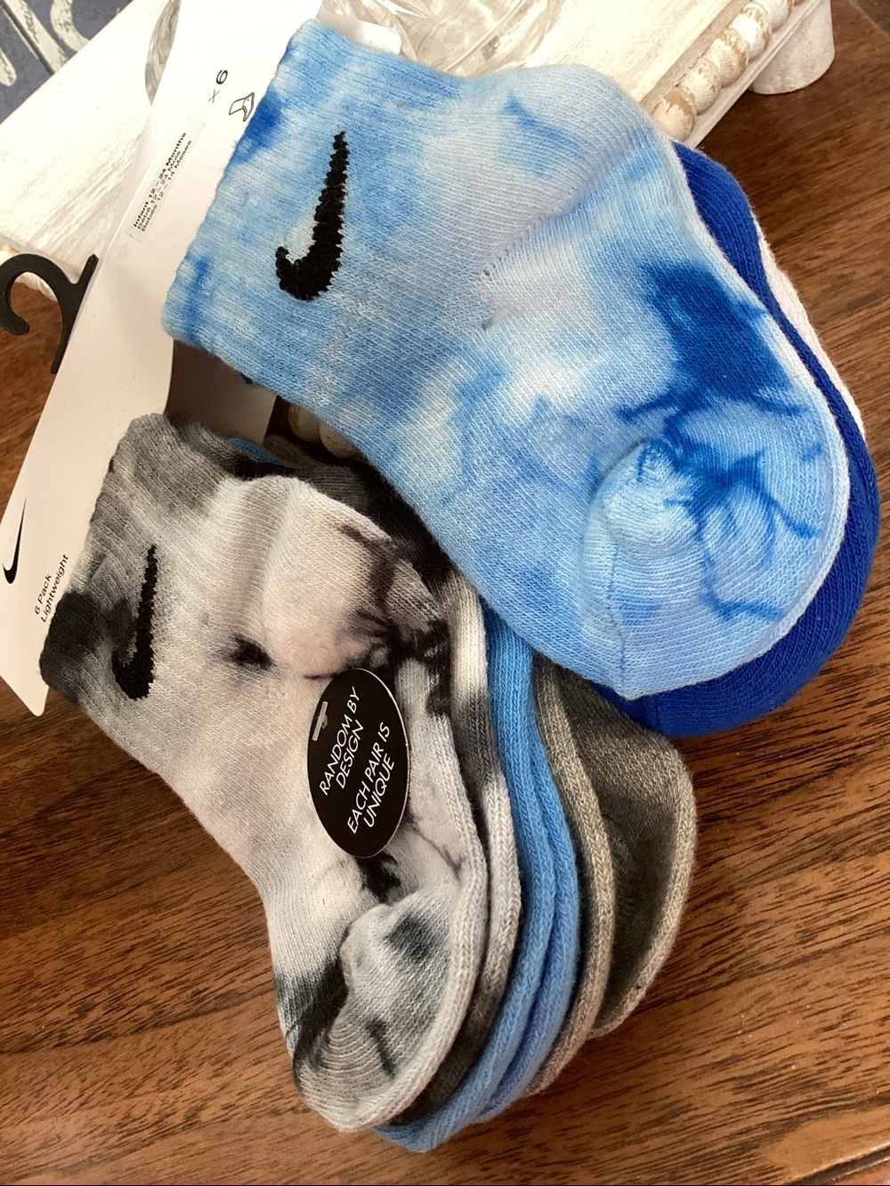 Nike 6 pairs of lightweight ankle socks. Infant 12-24 months. ❗️NEW❗️